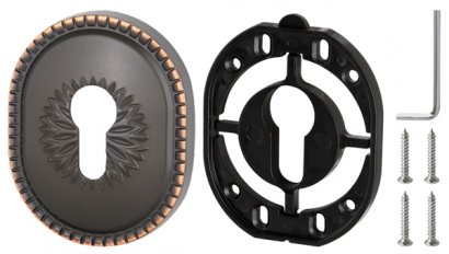 Накладка на цилиндр ESC.C.CL/OV (ET-DEC CL) ABL-18 темная медь