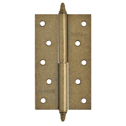 Петля сталь 610-5&quot; (застар.бронза) правая (125x75x2.5)