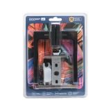 АЛЛЮР АРТ &quot;КОЛОМБО&quot;  BL+L45-8 BL (23150/S45) матовый черный Комплект ручка и защелка