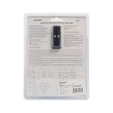 АЛЛЮР АРТ &quot;КОЛОМБО&quot;  BL+L45-8 BL (23150/S45) матовый черный Комплект ручка и защелка