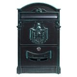 Ящик почтовый АЛЛЮР №4010В зелёная патина