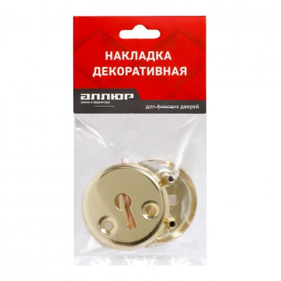 Накладка для сув/м АЛЛЮР 016S-50 PB золото для финских дверей