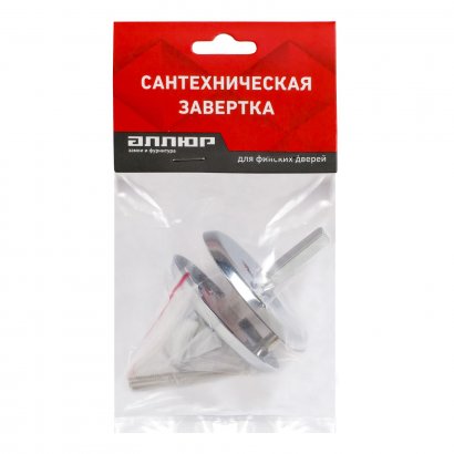 Сантех.завертка к ручкам АЛЛЮР 0350WC CP хром для финских дверей