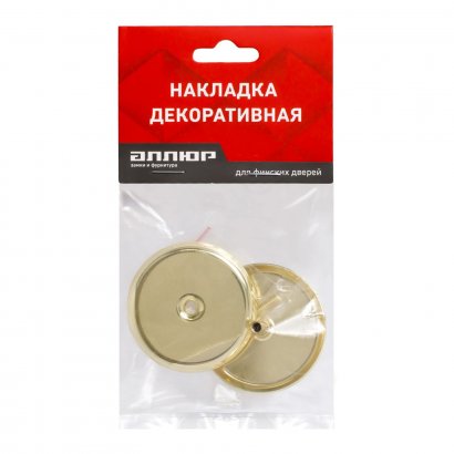 Накладка &quot;глухая&quot; АЛЛЮР 027O-50 PB золото для финских дверей