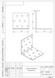 Уголок Кунгур крепежный 60х60*60*2,0 ГОЦ цинк
