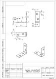 Уголок Кунгур крепежный 40х40*15*1.8  цинк