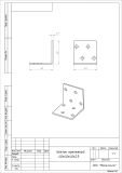 Уголок Кунгур крепежный 40х40*40*2,0 цинк ГОЦ