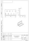 Уголок Кунгур крепежный 40х40*80*2,0 ГОЦ цинк