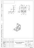 Уголок Кунгур регулируемый 32х32*30*2,0  цинк