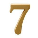 Цифра дверная АЛЛЮР &quot;7&quot; на клеевой основе  золото