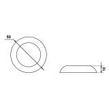Накладка для ц/м АЛЛЮР АРТ ET-R1 OB/OB(32132) сост.бронза