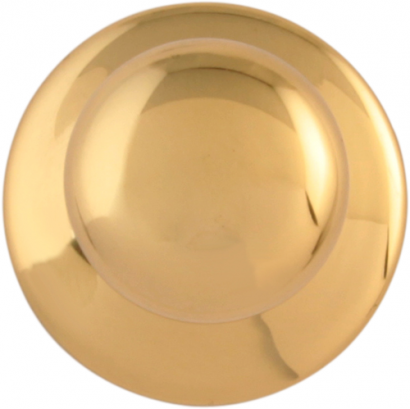 Ручка - гонг 600 Ring Anello 110 мм Полированная латунь