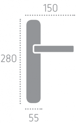 404 Siena Lines Cab на пластине Demetra Матовая бронза