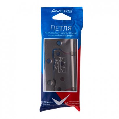 Петля накладная Avers 100*75*2,5-B2-BN