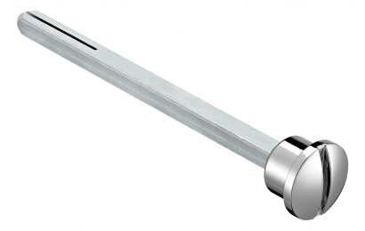 Четырехгранник LUX-SPINDLE-WC 110 CRO 110мм с кнопкой, цвет хром
