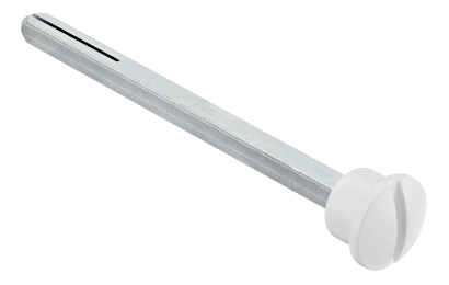 Четырехгранник LUX-SPINDLE-WC 110 BIA 110мм с кнопкой, цвет белый
