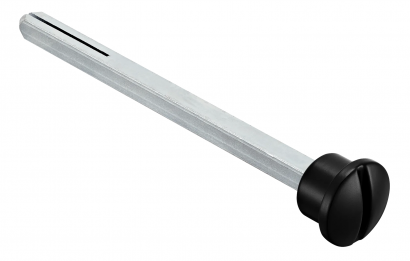 Четырехгранник LUX-SPINDLE-WC 110 NERO 110мм с кнопкой, цвет черный