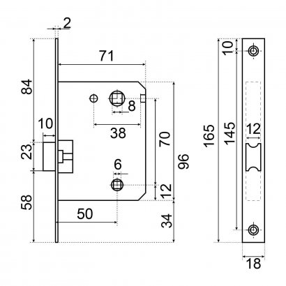 АЛЛЮР АРТ &quot;ЛАНА&quot; BL/BL +L7050S BL+BK-S2 BL(86150/S7050) матовый черный Компл ручка и защ с фикс