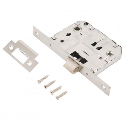 АЛЛЮР АРТ &quot;ЛАНА&quot; CP/W +L7050S CP+BK-S2 CP (86211/S7050) хром/белый Комплект ручка и защ с фикс
