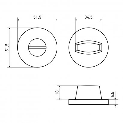 Сантехническая завертка к ручкам АЛЛЮР АРТ BK-R9 SN(0180) мат.никель