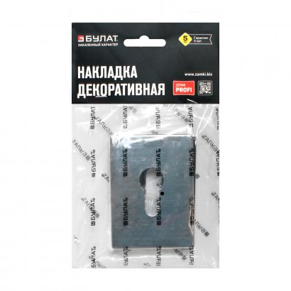 Накладка для ц/м (пара) БУЛАТ НДЦ 02.04 ФЕРОНА хром