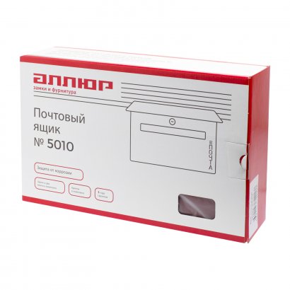 Ящик почтовый АЛЛЮР №5010 бархат металлик желтый