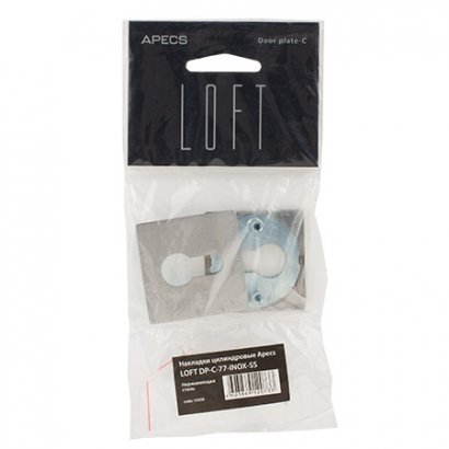 Накладки цилиндровые Apecs LOFT DP-C-77-INOX-SS
