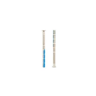 Накладки цилиндровые Apecs LOFT DP-C-55-INOX-BLM