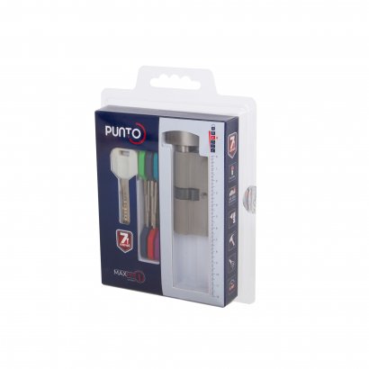 Цилиндровый механизм MaxPro7002Knob90mm(55+10+25) SN никель 7key с вертушкой 