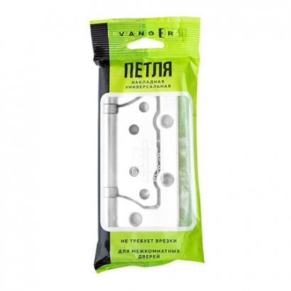 Петля накладная Vanger 100*75*2-P2-CR