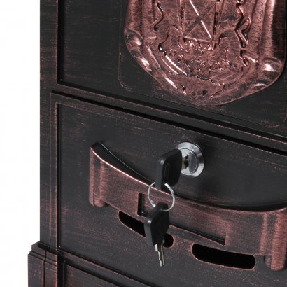 Ящик почтовый АЛЛЮР №4010В старая медь