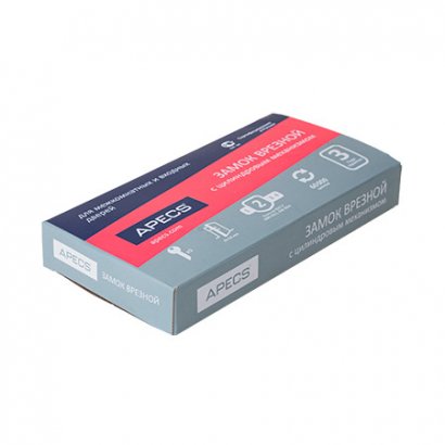 Замок врезной Apecs 95/60-G