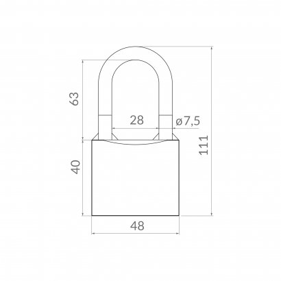 Ручка поворотная BK6.WC.CABIN PVC WH белый