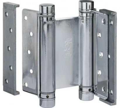 Петля пружинная двойного действия ALDEGHI LUIGI 100 мм 2 шт. 101AC100B2 хром