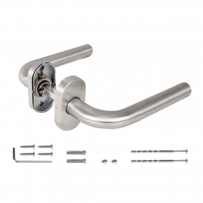 Ручка раздельная R.DSS201-0201P/19 INOX 201 (овальное основание)