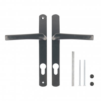 Ручка на планке HANDLE.85.25.67-75 RAL 7016 антрацит