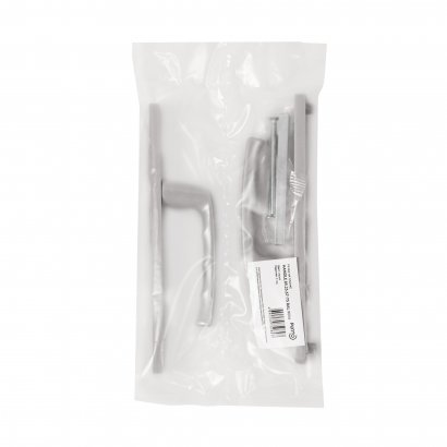 Ручка на планке HANDLE.85.25.67-75 RAL 9006 серый