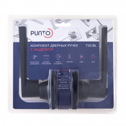 Ручка защелка DK710/BL BL-ET (кл./фик.) черный