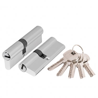Цилиндровый механизм (AX 200/100) AX2000Key100 mm (45+10+45) CP хром 5 кл.