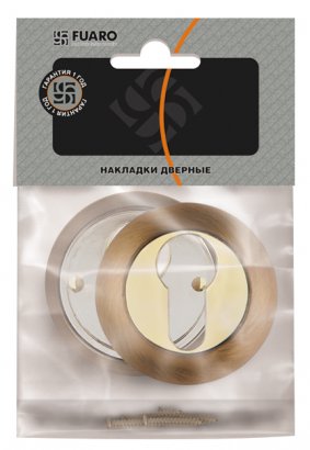 Накладка под цилиндр ET.R.RM54 (ET RM) AB/GP-7 бронза/золото