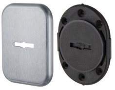 Декоратив. Квадр. накл. на сув. замок со шторкой PS-DEC SQ CT (ATC Protector 1) SC-14 Матовый хром