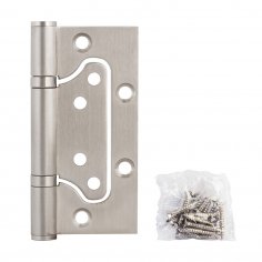 Петля из нержавейки универсальная без врезки  IN4500W INOX 304 (500-2BB 100x2,5) 