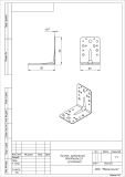 Уголок Кунгур крепежный 90х90*65*2 цинк ГОЦ