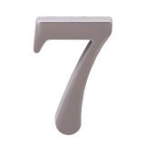 Цифра дверная АЛЛЮР &quot;7&quot; на клеевой основе  хром