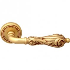 Дверная ручка на розетке 229 50L Libra Французское золото