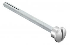 Четырехгранник LUX-SPINDLE-WC 110 CSA 110мм с кнопкой, цвет мат. хром