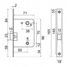 АЛЛЮР АРТ &quot;ЛАНА&quot; BL/BL +L7050S BL+BK-S2 BL(86150/S7050) матовый черный Компл ручка и защ с фикс