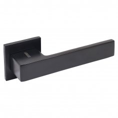 АЛЛЮР АРТ &quot;РИНГО&quot; BL+L7050S BL+BK-S2 BL (83150/S7050) матовый черный Комплект ручка и защ с фикс (20