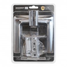 АЛЛЮР АРТ  &quot;ТИНА&quot; SC+L45-8 SC (8890/S45) матовый хром Комплект ручка и защелка