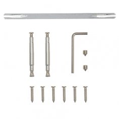 Ручки дверные Apecs H-1482-A-CR (Spindle 140) (B2B)